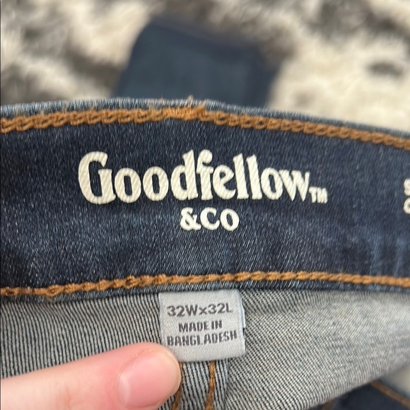 Goodfellow & Co Blue Straight Leg Jeans Timeless Fit - Picture 2 of 9